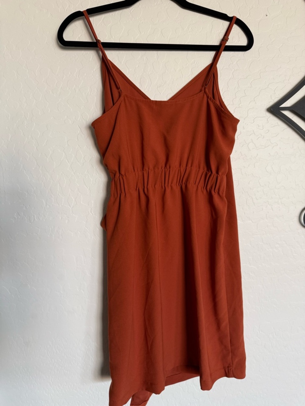 MOSSIMO Women's Rust Orange Wrap Dress - Small - Picture 3 of 5